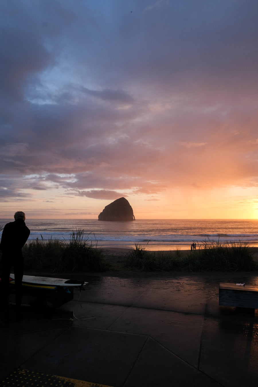Don't Turn Your Back to the Ocean, but Sneak a Peak.